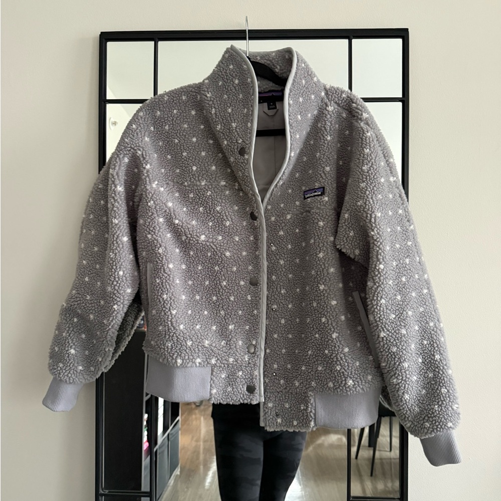 Patagonia Gray Sherpa Jacket